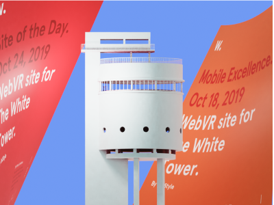 Our WebVR site for The White Tower won Site of The Day on Awwwards